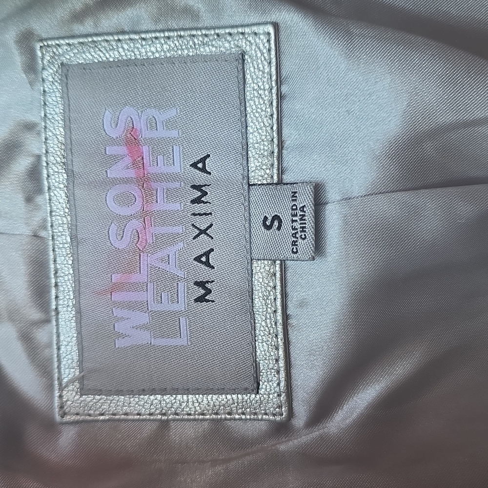 Silver Leather Jacket - image 2